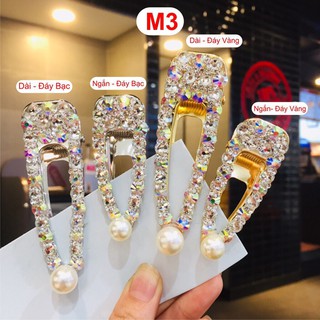 Kẹp tóc Hàn Quốc đính cườm cao cấp MS334