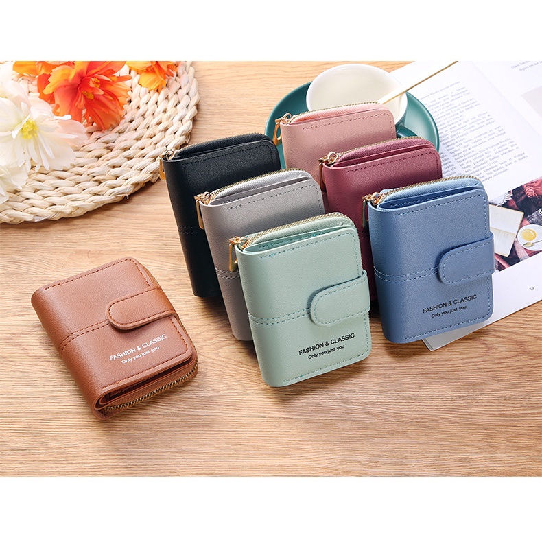 Ví mini nữ ngắn đẹp cầm tay nhiều ngăn giá rẻ siêu hot