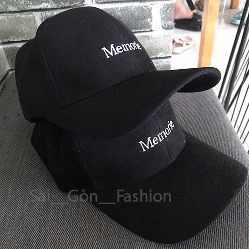 Mũ lưỡi trai thêu chữ Memori phong cách Hàn Quốc form Unisex Nam Nữ SG104