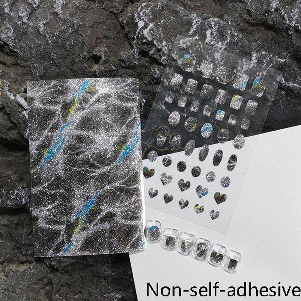 OCEANMAP Giấy Dán Móng Tay 3D Tự Dính Màu Sắc Gradient Dành Cho Nữ