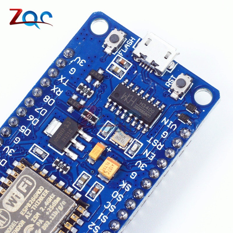 CH340G ESP8266 ESP-12E NodeMcu Wireless WIFI Module Network Development Board Micro USB IO Ports DC 4.5 -9V