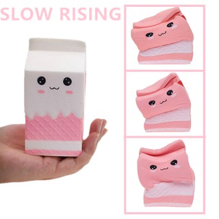 ✨Milk box✨ Kawaii Squishy Slow Rising Simulation Slow Rebound squeeze Stress Reliever Toys