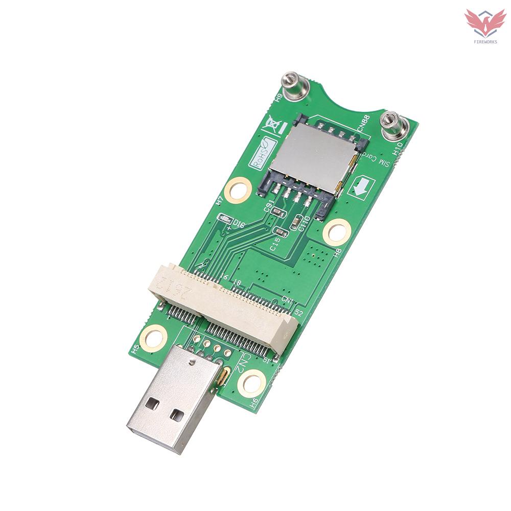 Mô Đun Chuyển Đổi Thẻ Sim Wwan Mini Pci-E Sang Usb 3g / 4g