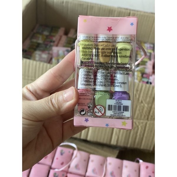 SƠN MÓNG TAY HỮU CƠ CHO TRẺ EM PRIMARK PHÁP