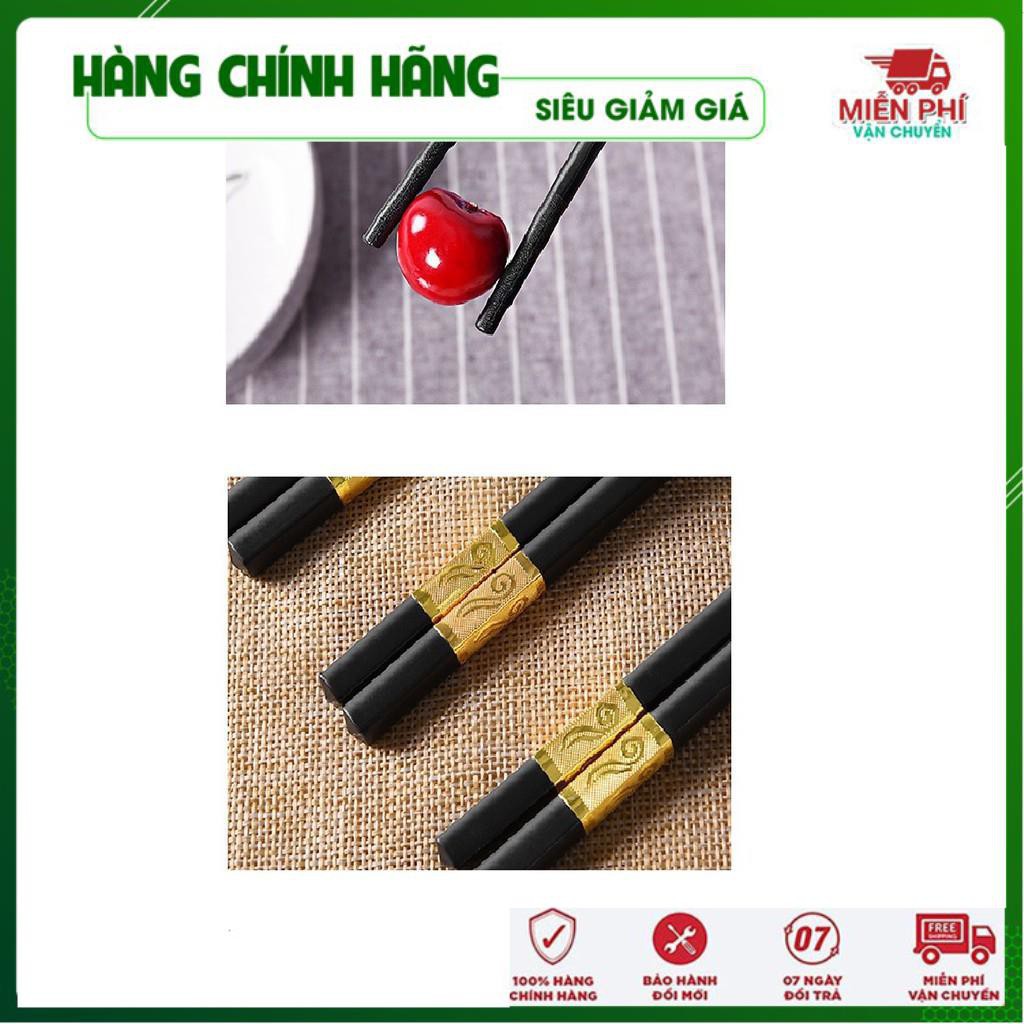 Đũa Ăn Hợp Kim Hộp 10 Đôi Đũa Chống Mốc Hàn Quốc Cao Cấp [Đồ Gia Dụng Thông Minh]