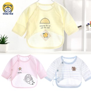 Áo sơ sinh Cotton mỏng mặc hè thu cho bé trai bé gái hàng Quảng Châu