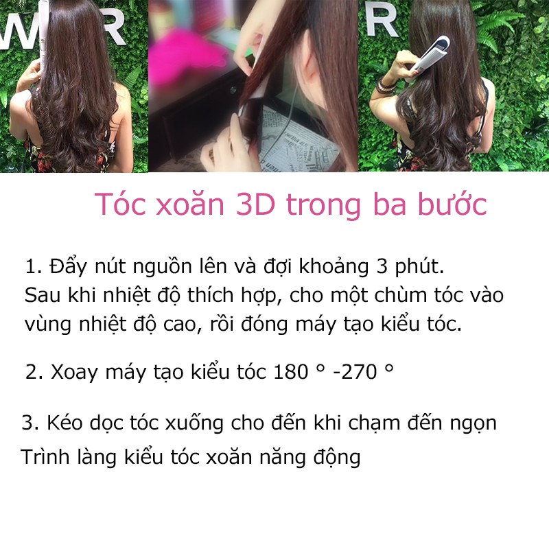 Máy duỗi và uốn tóc K-SKIN Dụng cụ tạo kiểu tóc chuyên nghiệp 2 trong 1, phù hợp với mọi loại máy uốn tóc đang bán