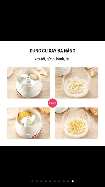 Xay Tỏi, Ớt Đa Năng.