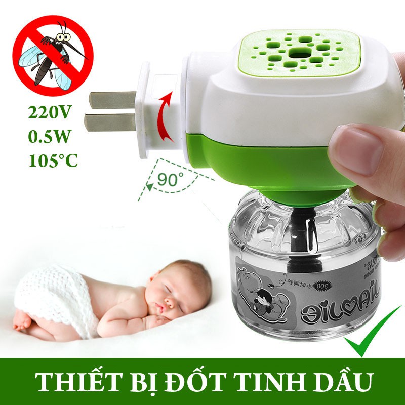 Đèn đốt tinh dầu đuổi muỗi côn trùng