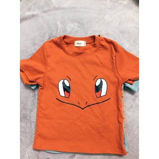 Áo croptop in hình 2 con mắt ( áo pikachu)