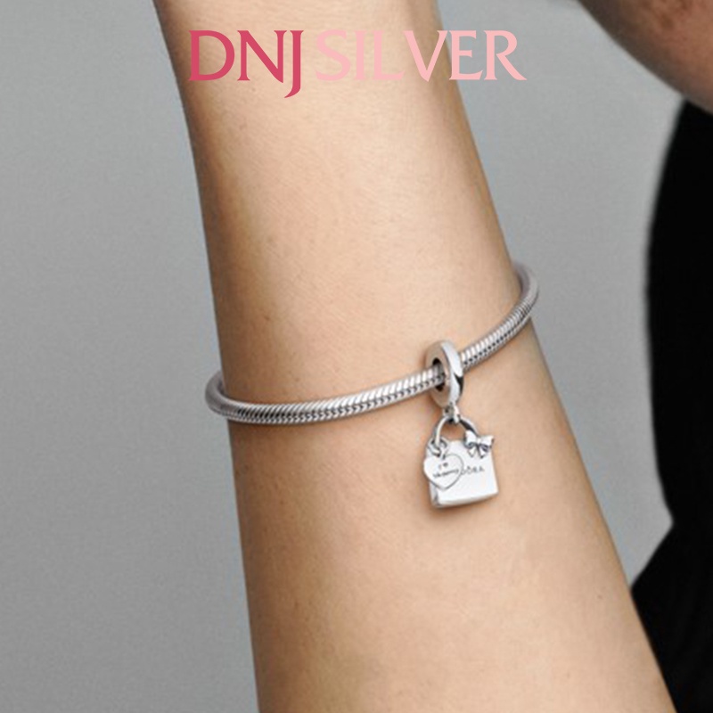 [Hàng cao cấp] Charm bạc 925 cao cấp, hàng chuẩn bạc - Charm Shopping Bag thích hợp để mix vòng tay charm - DN093
