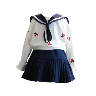 Freeship 99k TQ_Set áo váy cherry