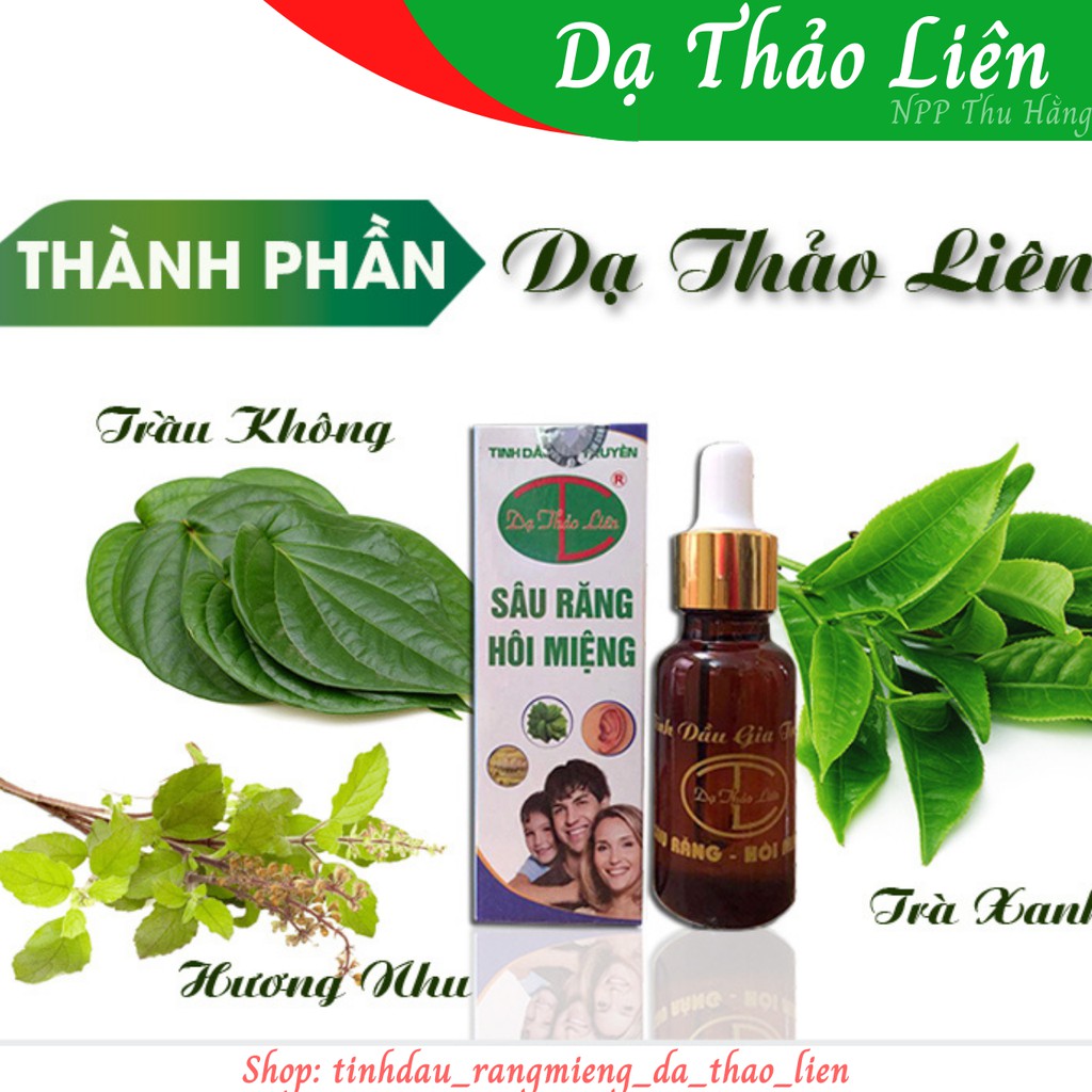 Tổng phân phối Tinh Dầu Răng Miệng Dạ Thảo Liên Chính hãng - Mua nhiều giá sỉ giá tốt - Chính hãng