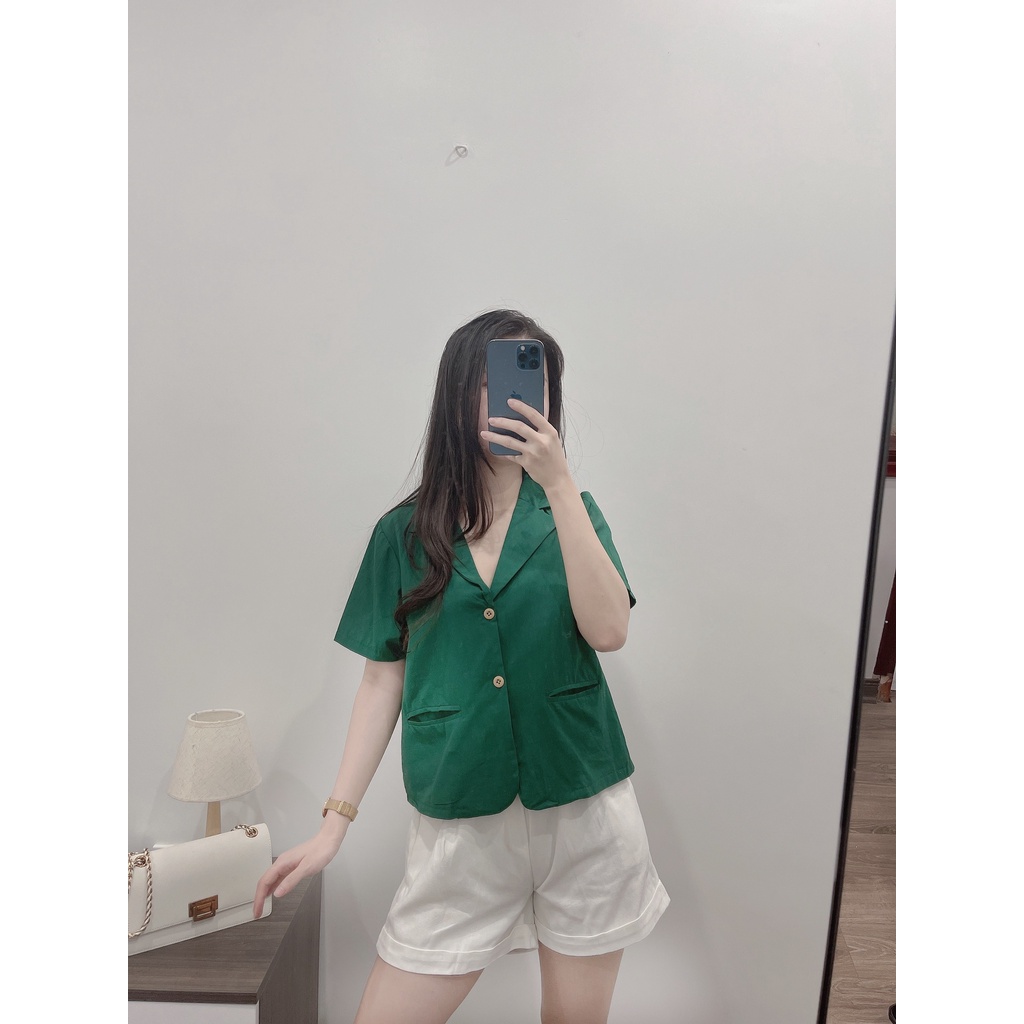 Vest cộc 2 khuy