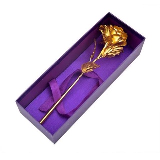 Hoa hồng 3D mạ vàng LOVE