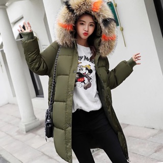 Áo khoác phao cổ lông, đồ cho bé