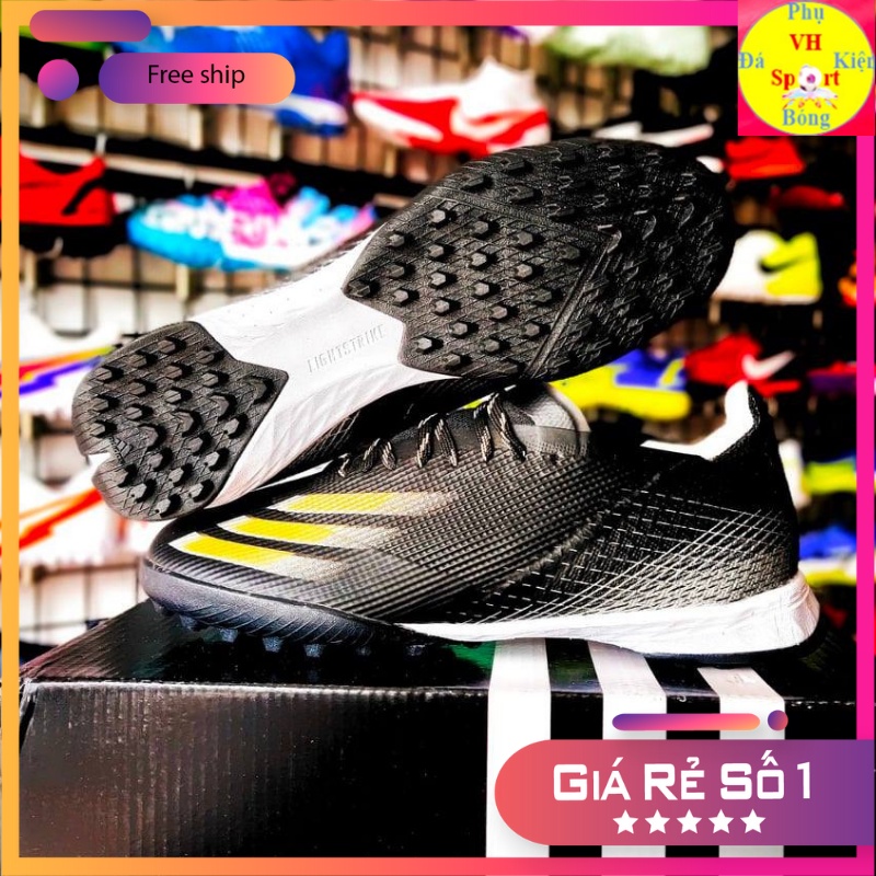 Giày bóng đá sân cỏ nhân tạo Adidas X 20.1 TF Đen