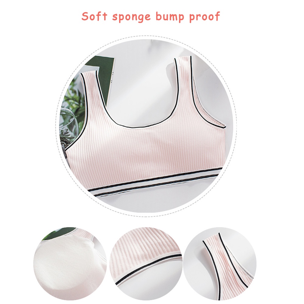 Áo Ngực Thể Thao Không Gọng Thép Phối Ren Thích Hợp Chạy Bộ / Tập Yoga Cho Nữ