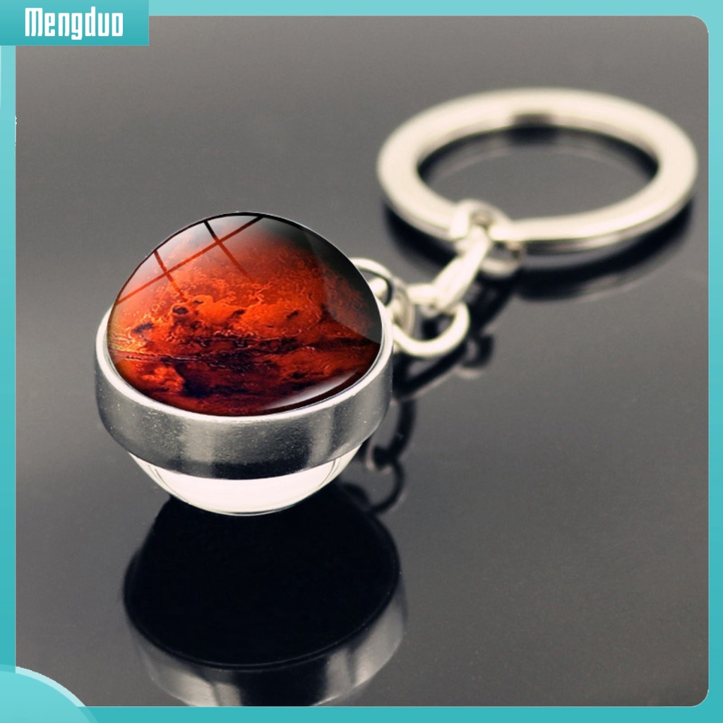 Móc Chìa Khóa Hình Quả Cầu Thủy Tinh Hai Mặt Sử Dụng Năng Lượng Mặt Trời Cho Điện Thoại