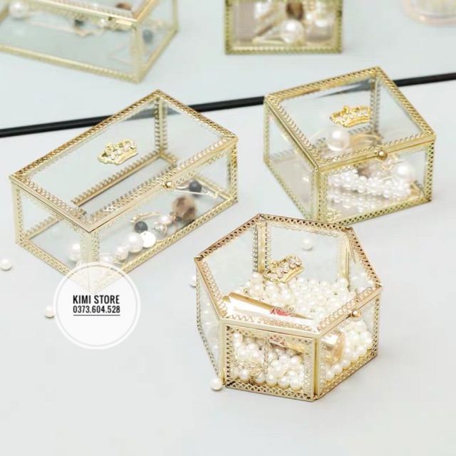 Hộp đựng gold decor