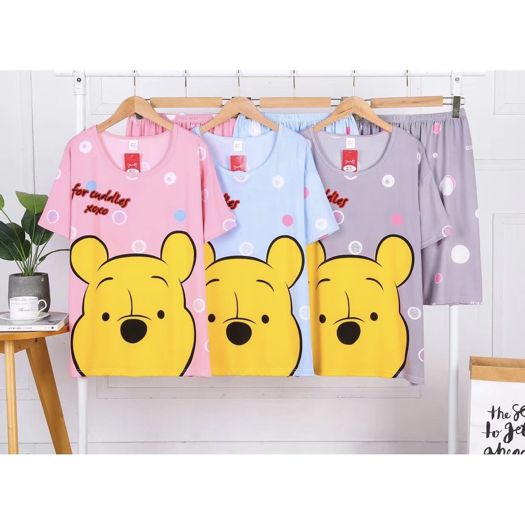 đồ bộ mặc nhà dễ thương, đồ ngủ size to, bộ mặc nhà, bộ thun mặc nhà, đồ ngủ nữ, bộ thun Quảng Châu, đồ bộ nữ