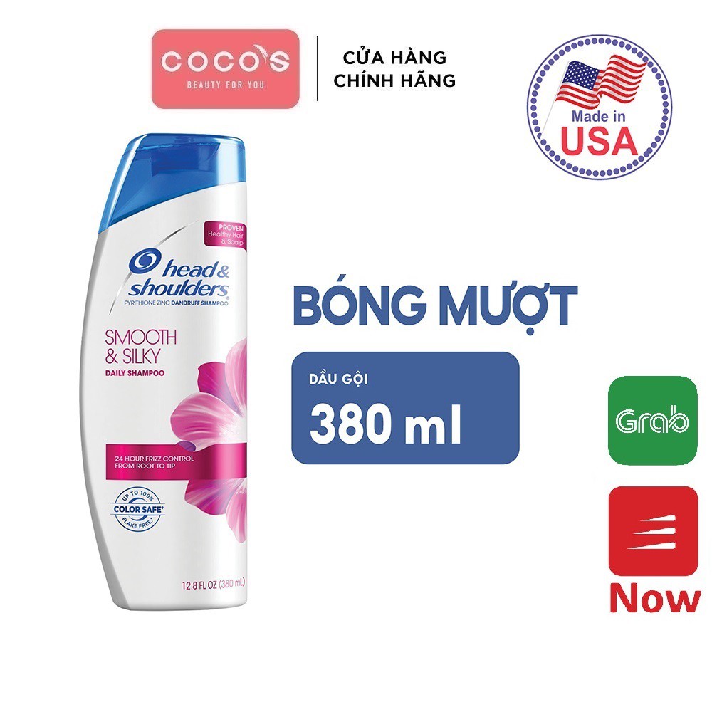 Dầu gội Head &amp; shouder Daily shampoo Smooth &amp; Silky 380ml
