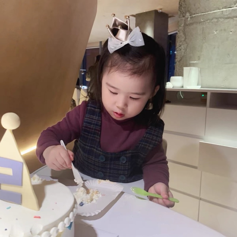 Vương miện kẹp tóc cho bé, phụ kiện sinh nhật, phụ kiện tóc băng đô, turban cho bé