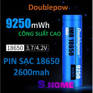 Pin 18650 3.7V 9250mWh 2600mah Pin chất lượng thực dung lượng cao dùng cho quạt MINI đèn pin tông đơ cắt tóc