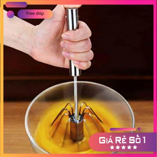 [Giảm giá] Cây đánh trứng động năng có lò xo tự quay