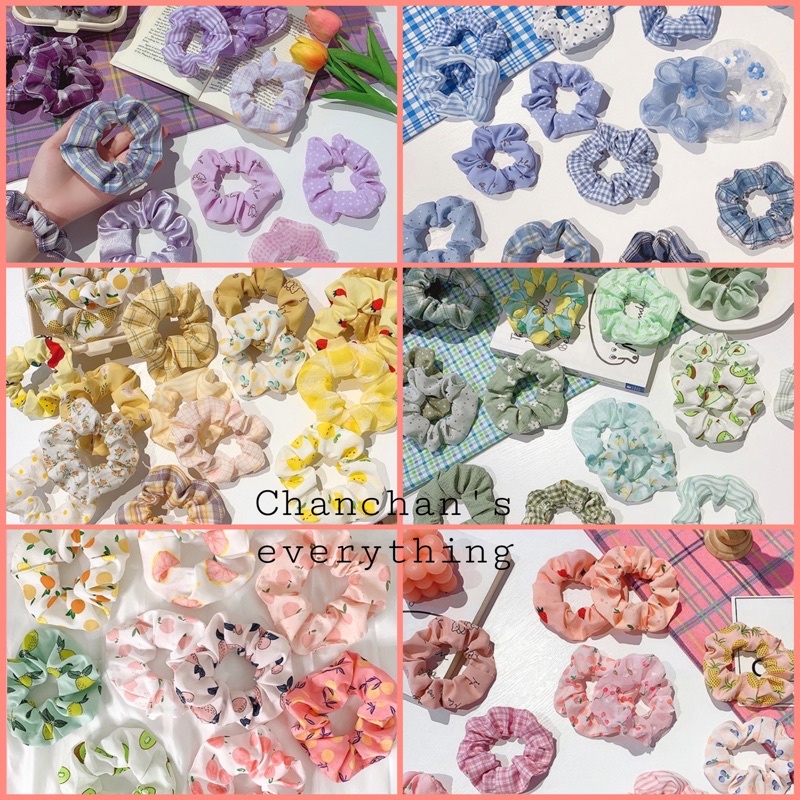 Srunchies buộc tóc xinh xinh nhiều mẫu đẹp