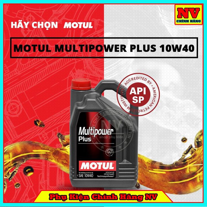 Nhớt Xe Hơi Bán Tổng Hợp Motul Multipower Plus 10w40