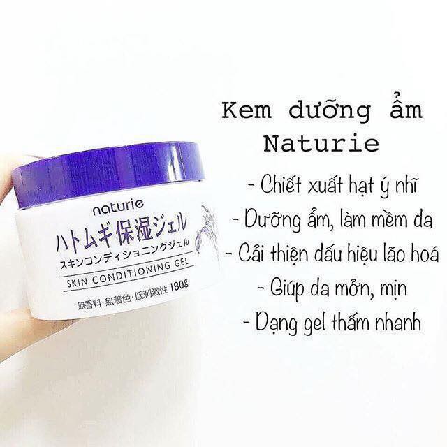 Kem Ý Dĩ Naturie Skin Conditioning Hatomugi