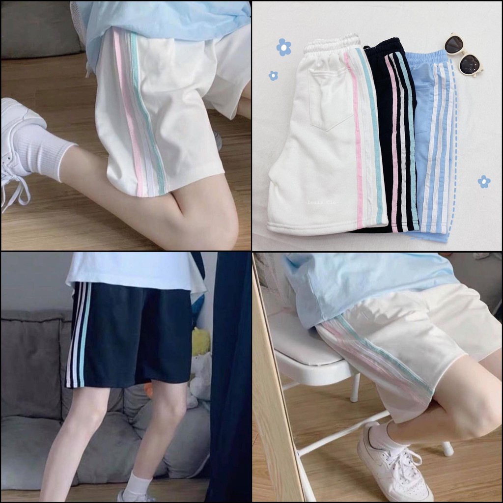 Quần Short 3 Màu Nam Nữ YAYSHOP chất thun nỉ mềm mịn năng động kèm hình thật unisex