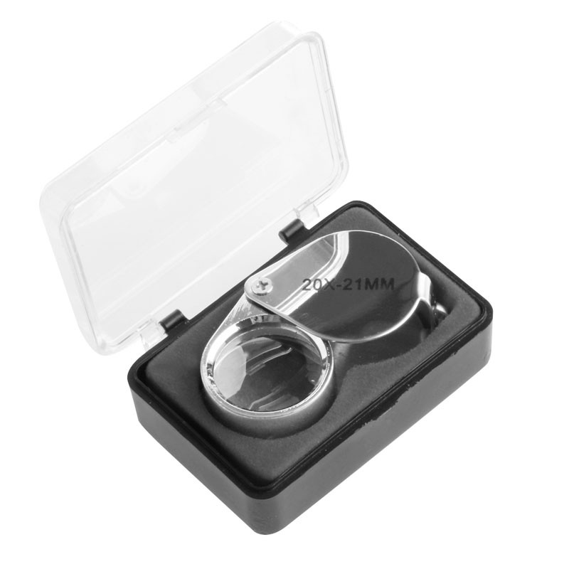 Kính lúp mini phóng to 20X dùng làm đồ trang sức