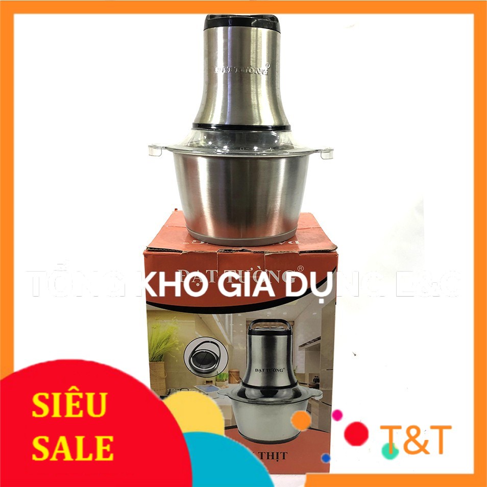 Máy xay cầm tay FREESHIP Máy sinh tố cối inox xay thịt, rau củ quả cực tiện lợi [may xay]