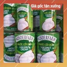[ICLN9 giảm 5K cho đơn hàng 50k]  Nước Cốt Dừa Wonderfarm - 400ml date mới nhât