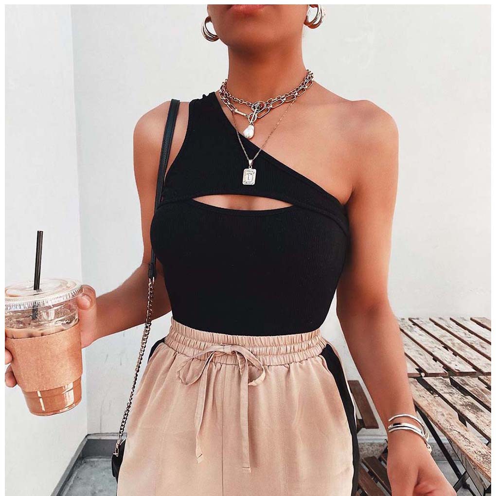 Bộ đồ bơi một mảnh thiết kế khoét rỗng kèm đệm ngực không có vòng thép phong cách gợi cảm cho nữ AN216 | BigBuy360 - bigbuy360.vn