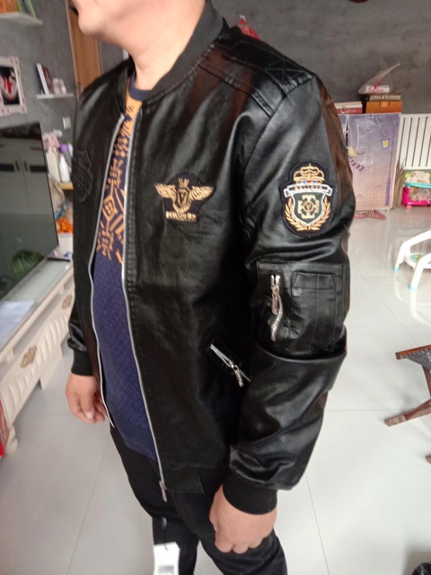 Áo khoác da nam Biker jacket 50-110kg