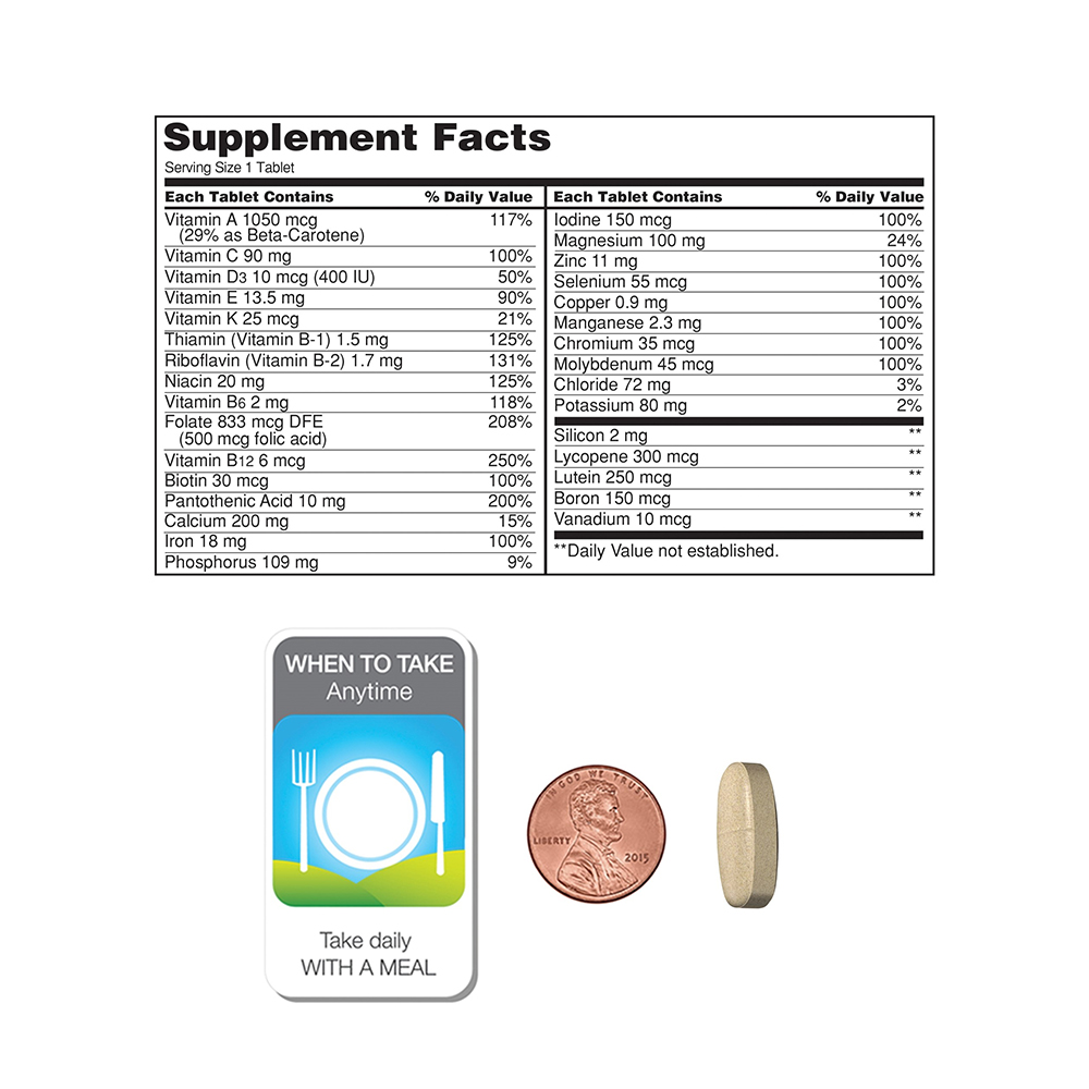 Viên uống bổ sung vitamin tổng hợp Kirkland Signature Daily Multi 500 viên
