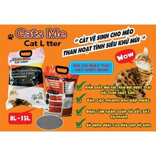 Cát vệ sinh than hoạt tính 8L