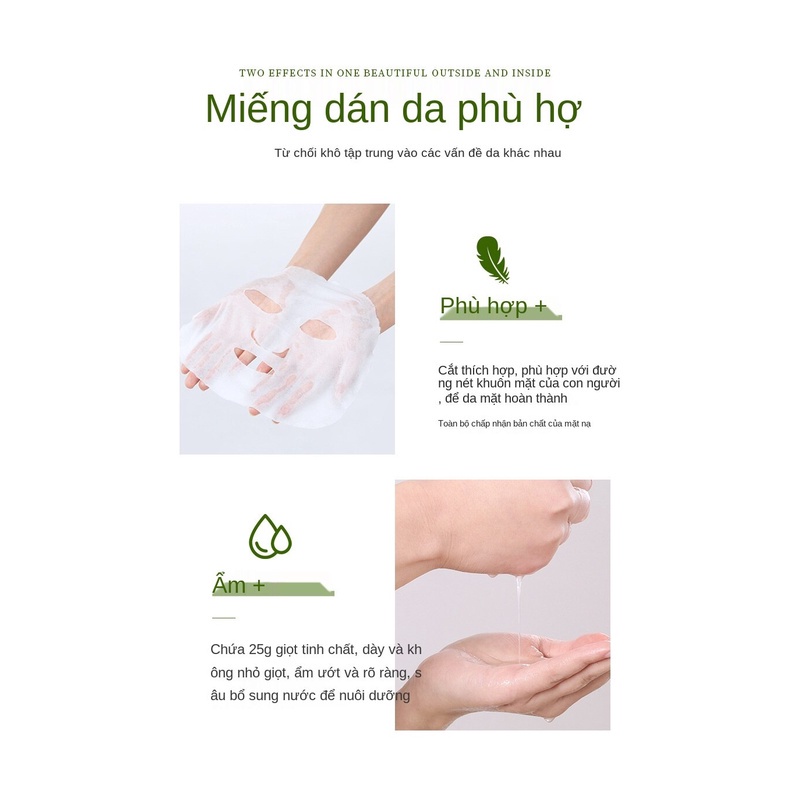 [Hàng mới về] Mặt nạ Bioaoua chiết xuất tảo biển Glycoside dưỡng ẩm thoáng khí | BigBuy360 - bigbuy360.vn