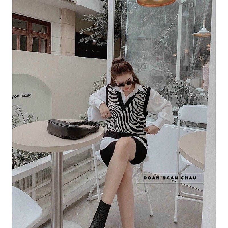 Áo Gile Báo Dày Dặn Hàng Quảng Châu M011