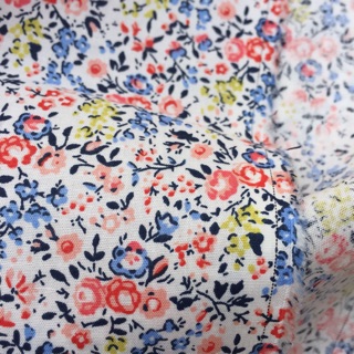 Vải thô cotton hoa nhí.