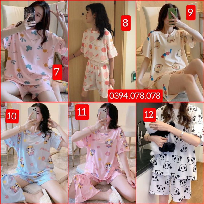 [ HÀNG MỚI VỀ] - ĐỒ BỘ CỘC TAY QUẦN ĐÙI NHIỀU HỌA TIẾT (Quảng Châu) | BigBuy360 - bigbuy360.vn