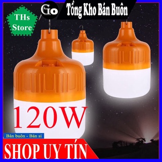 Bóng đèn tích điện 6-8h_loại 120w có móc treo tiện lợi