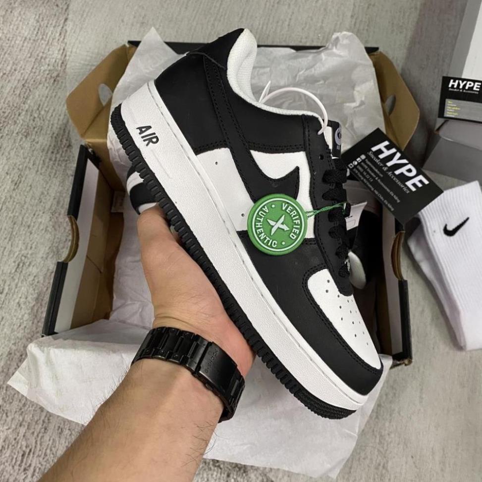 Giày thể thao sneaker af1 đen trắng ,Giày Nike panda nam nữ kèm bill box full size 36-43 hàng đẹp