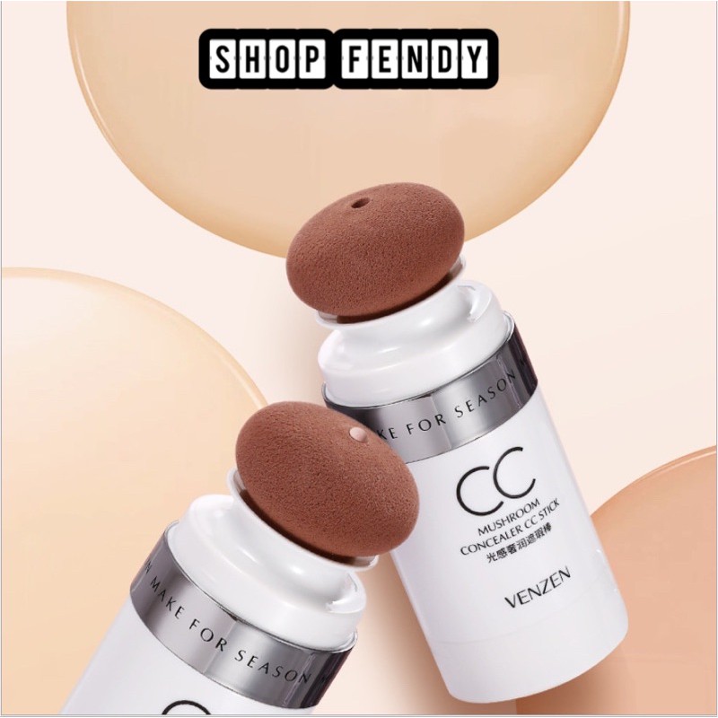 Kem Nền CC Stick Venzen Che Phủ Tạo Nền Cho Khuôn Mặt Hoàn Hảo Mịn Màng