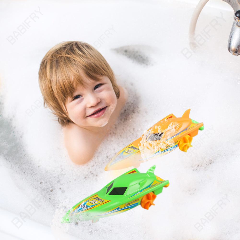 Thuyền Đồ Chơi Lên Dây Cót Nhiều Màu Sắc Đáng Yêu Cho Bé