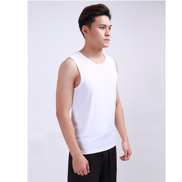 Áo tank-top nam ARISTINO dáng SIim fit ôm dáng, thiết kế cổ tròn bo viền, chất liệu thấm hút tối đa -  ATT008S8