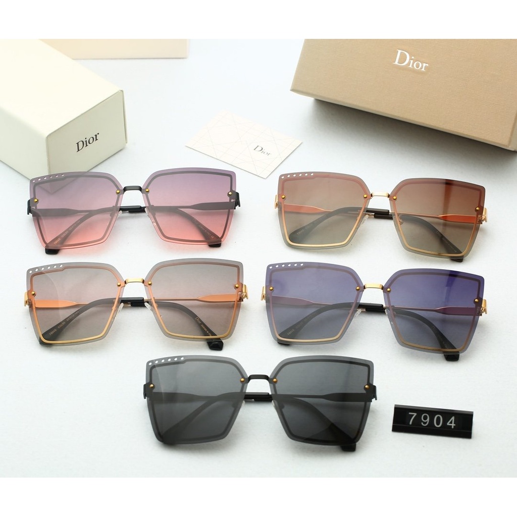 Dior_ Kính râm hàng hiệu dành cho nam và nữ Polarized chính hãng (Có hộp và hộp đựng kính)